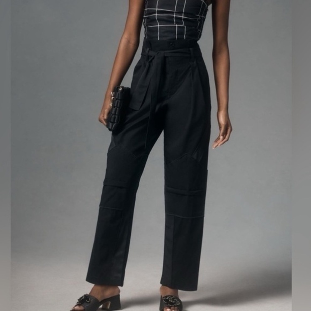NWT Tiny Anthropologie Dojo Pants in black size 10